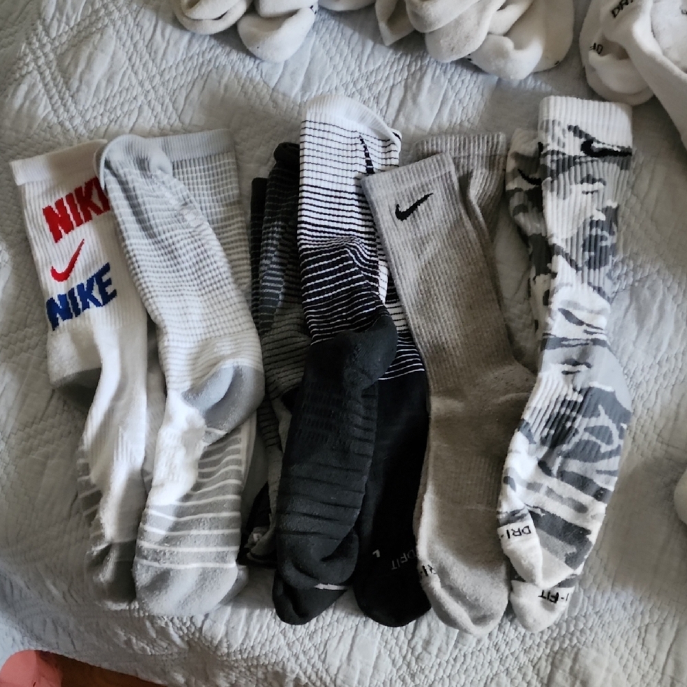Nike Dri Fit Socks Sz L